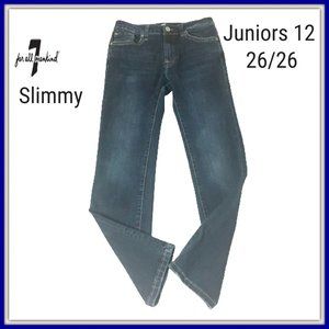 7 for all mankind "Slimmy" Juniors 12